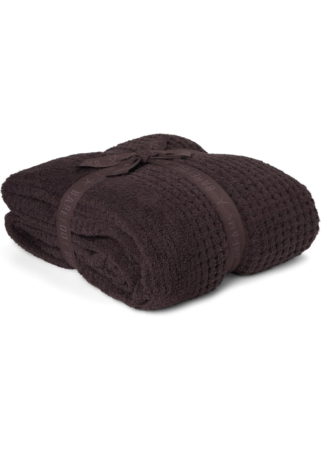 Barefoot Dreams CozyChic Waffle Throw - Umber