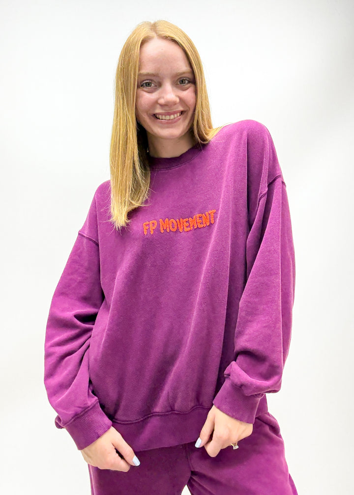 FP Movement All Star Embroidered Pullover