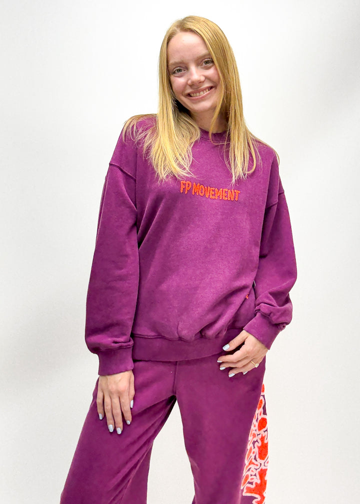 FP Movement All Star Embroidered Pullover