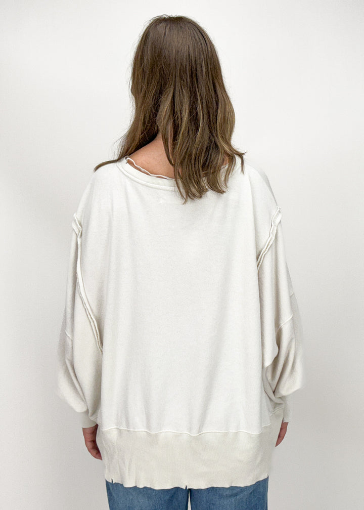 Free People Graphic Camden Pullover - Highland Cow Combo