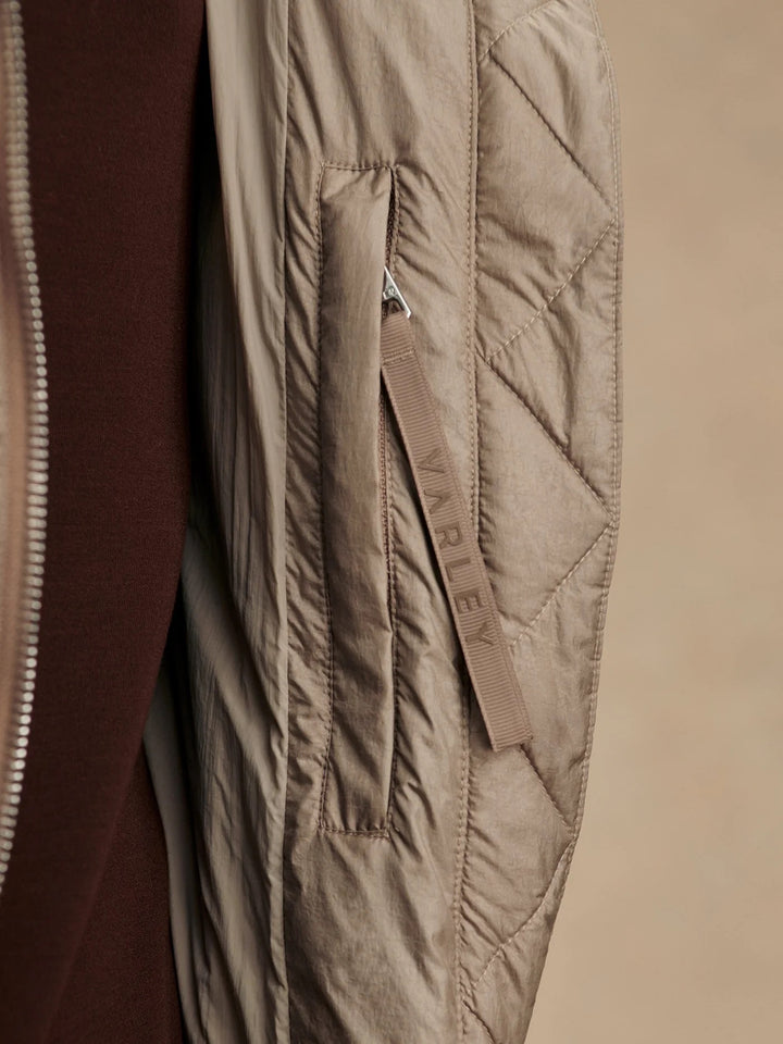 Varley Katya Long Down Puffer Coat