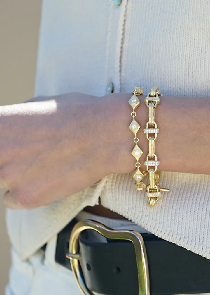 Tat2 Designs Gold Cayden Tennis Bracelet