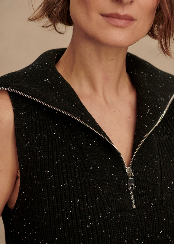 Varley Hally Half Zip Rib Vest
