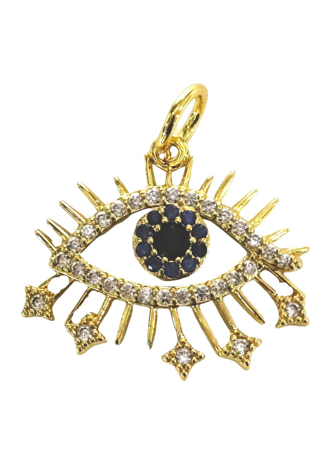 Allison Avery Evil Eye Charm - Gold