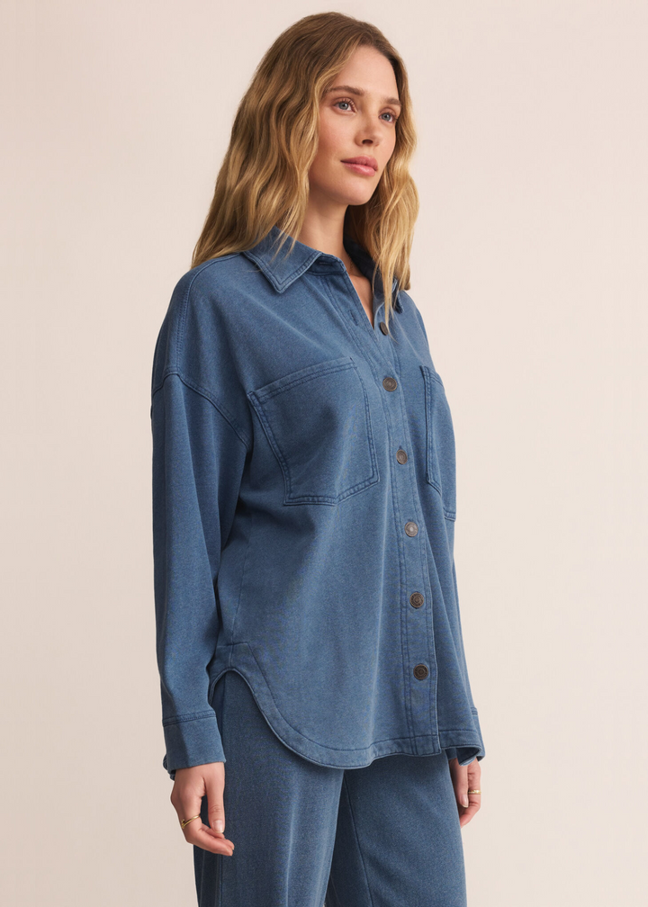 Z Supply All Day Knit Denim Jacket