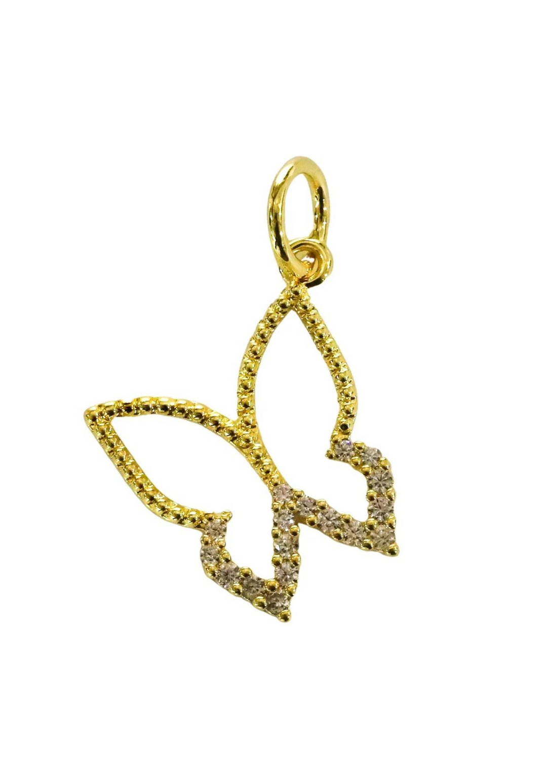 Allison Avery Butterfly Charm - Gold