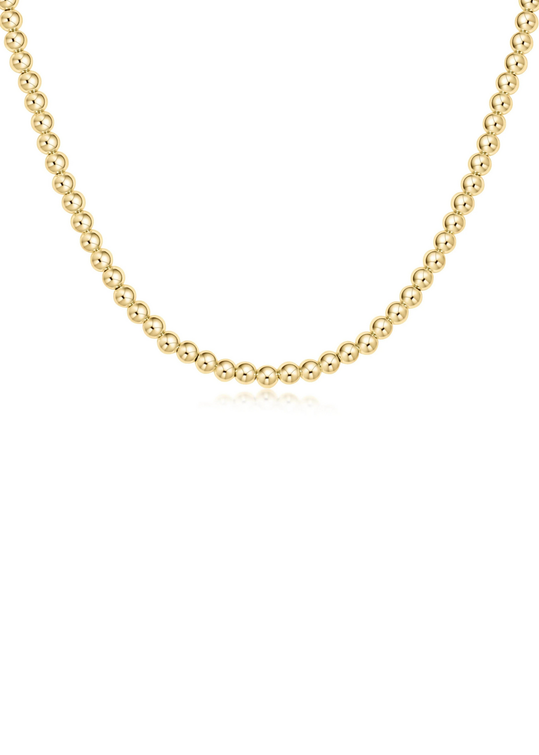 15" Choker Classic Gold - 4mm Bead
