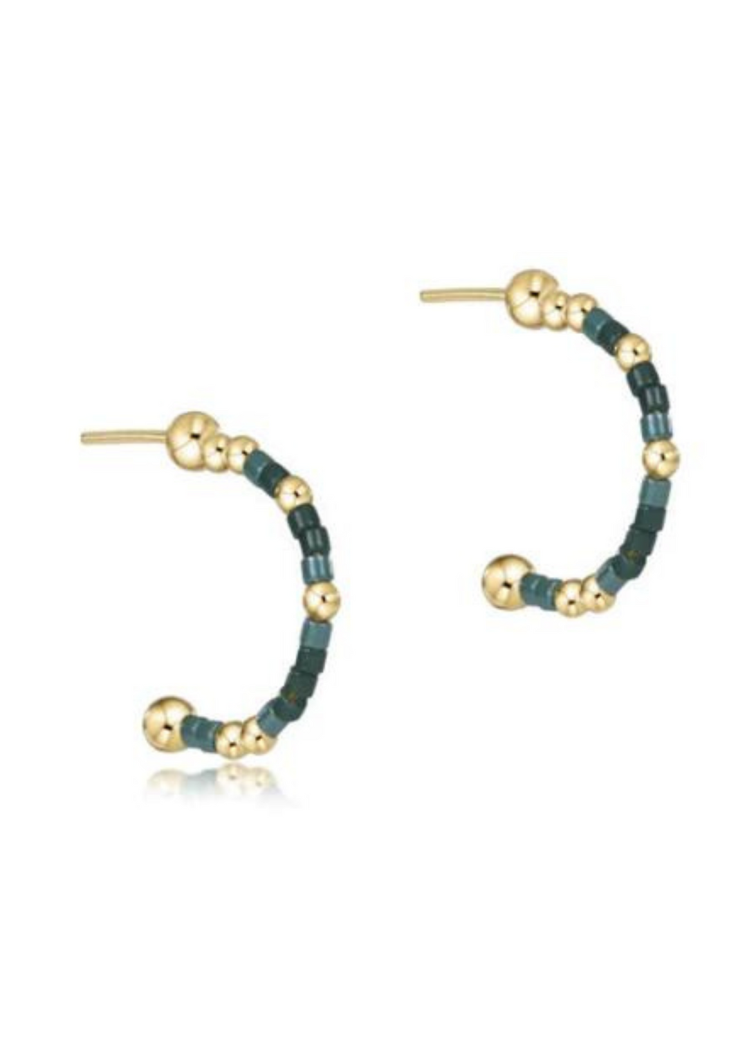 Hope Unwritten 1" Post Hoop Earrings - Grassyassss