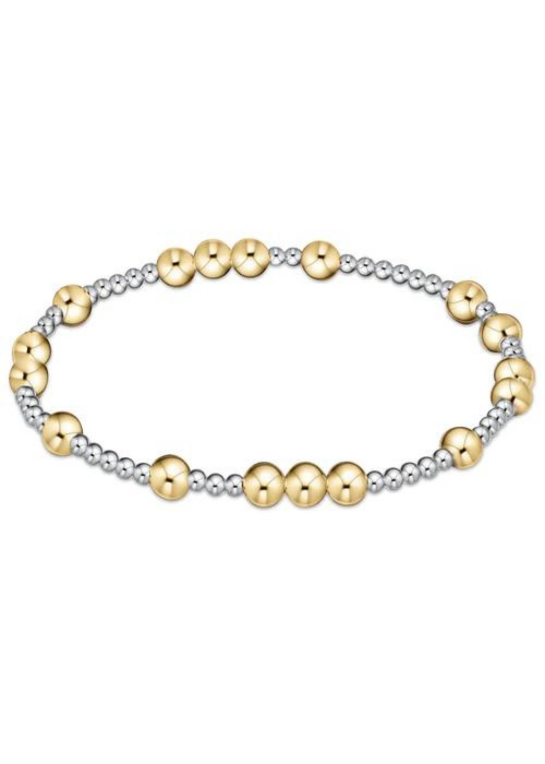 Hope Unwritten 5mm Bead Bracelet - Mixed Metal