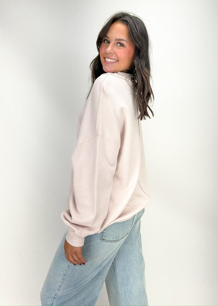 Free People Palm Springs Turtleneck Pullover