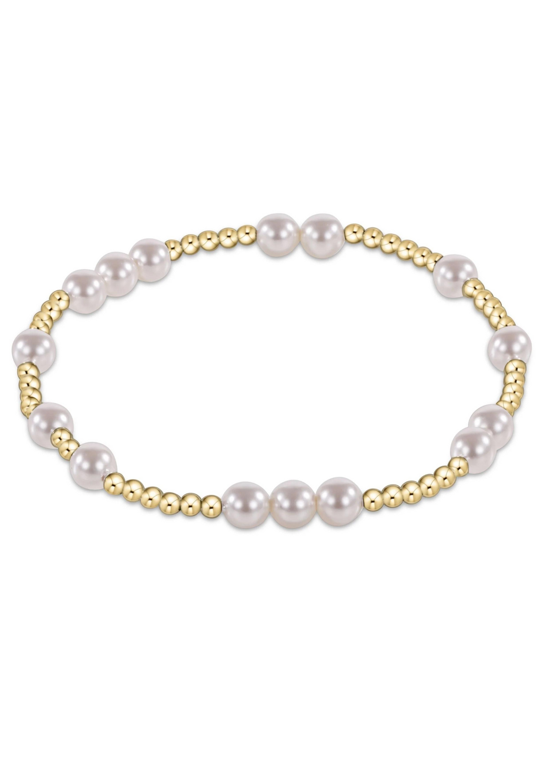 enewton Extends Hope Unwritten 5mm Bead Bracelet - Pearl