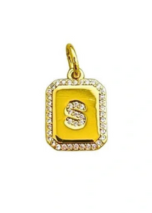 Allison Avery Initial Charm - Gold