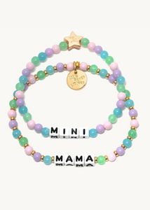 Little Words Project Mama & Mini Bead Bracelet Set