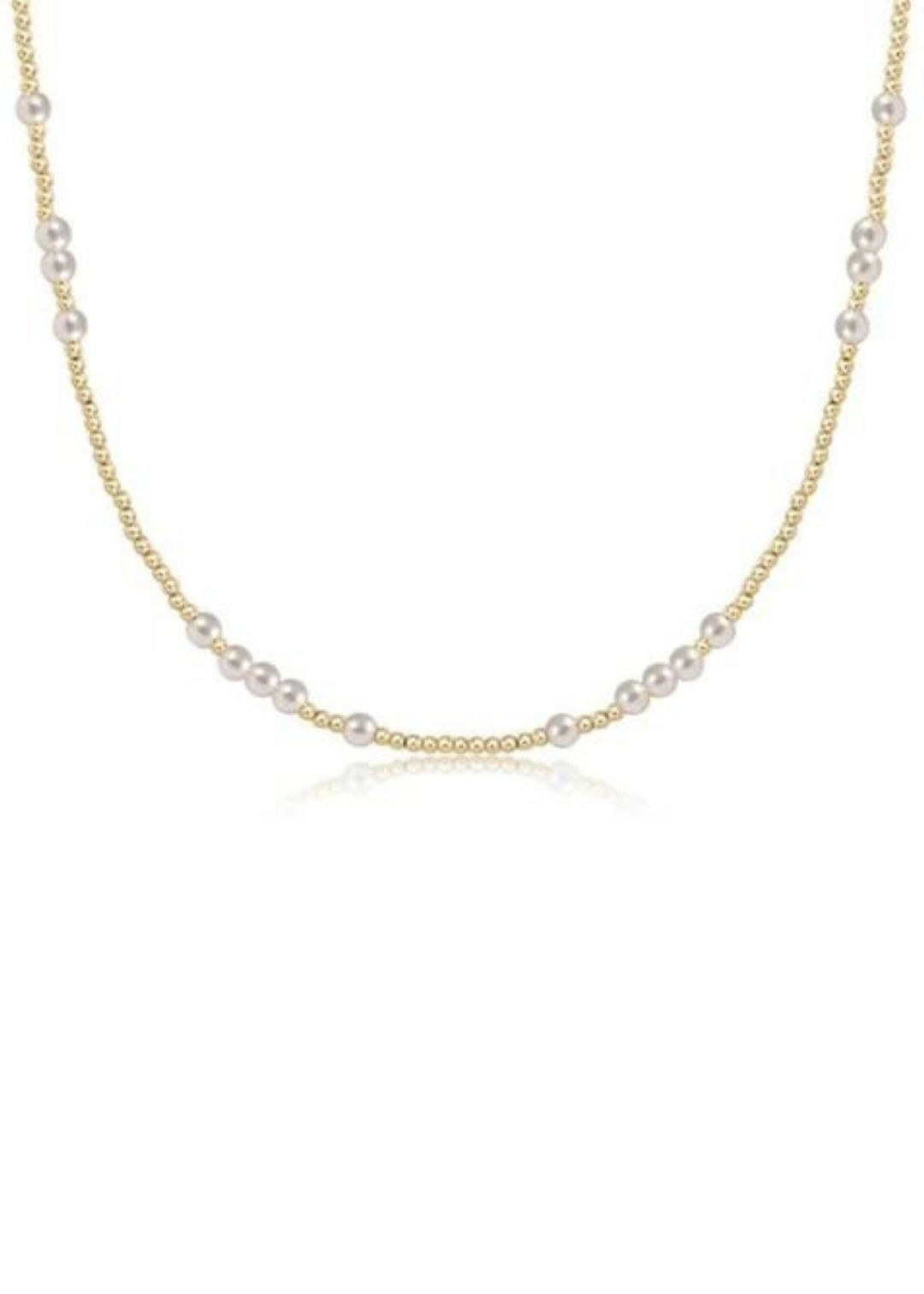 enewton Designs 15" Choker Hope Unwritten Necklace - 3mm Pearl