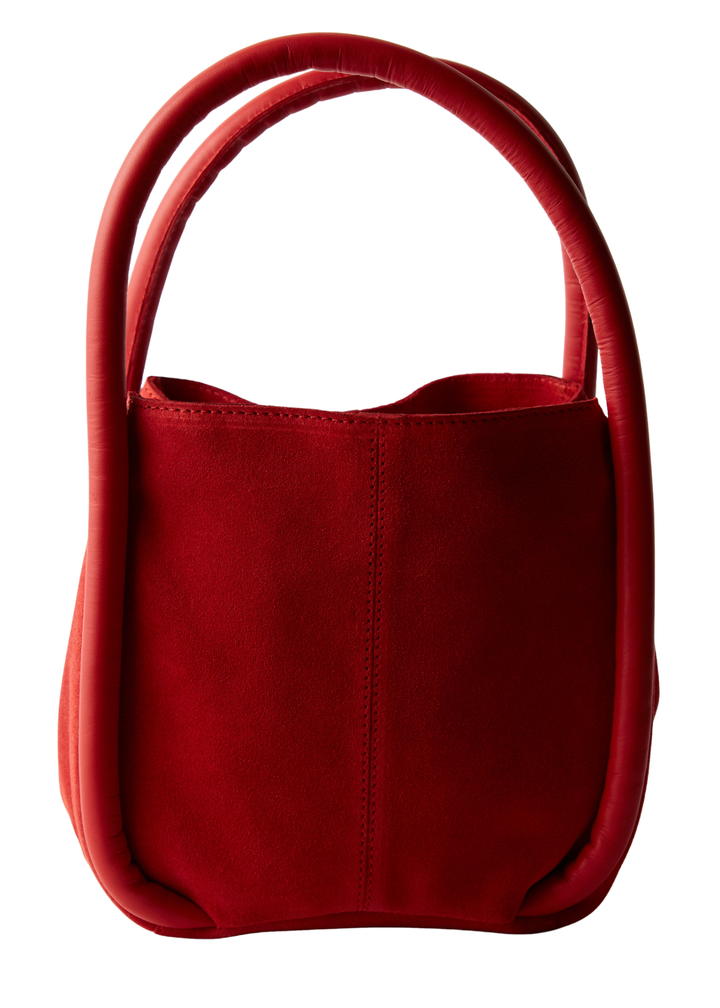 Free People Barlow Bucket Bag - Goji