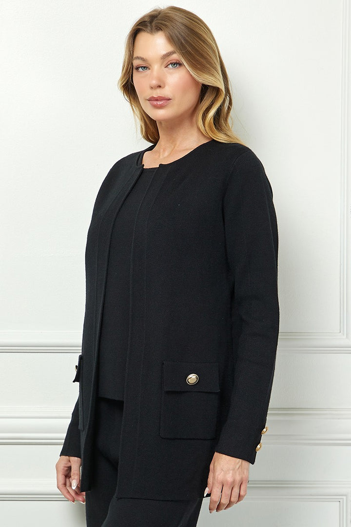 Gloria Gold Button Cardigan