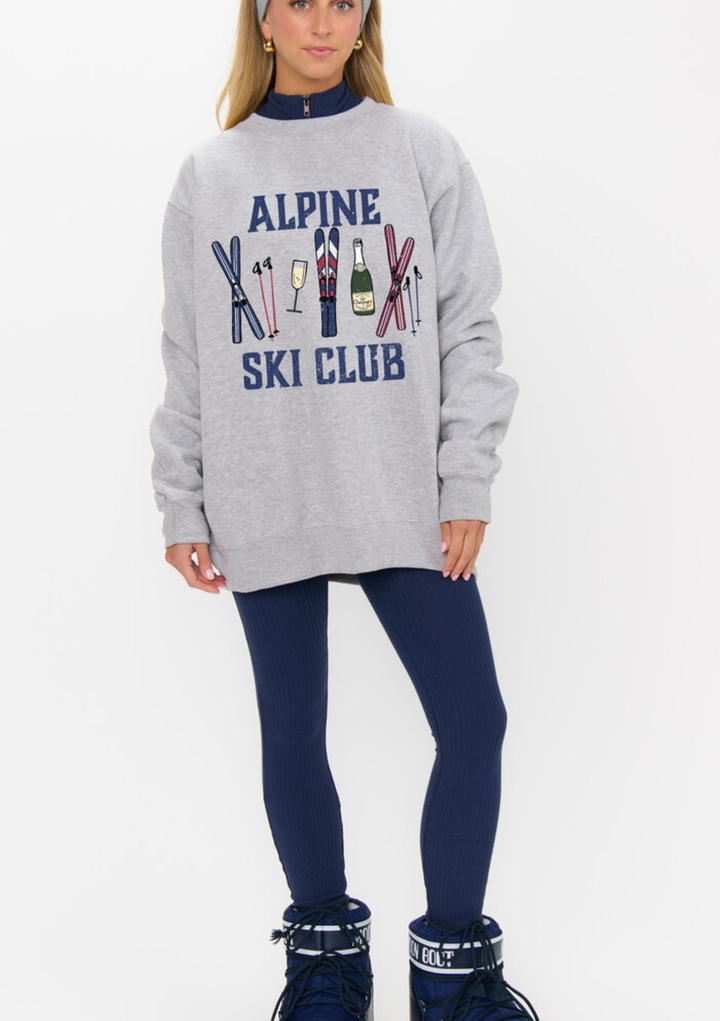 Show Me Your Mumu Stanley Sweatshirt - Alpine Ski Club Graphic