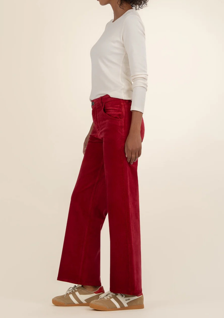 Kut From the Kloth Jean Velveteen High Rise Flare Jeans