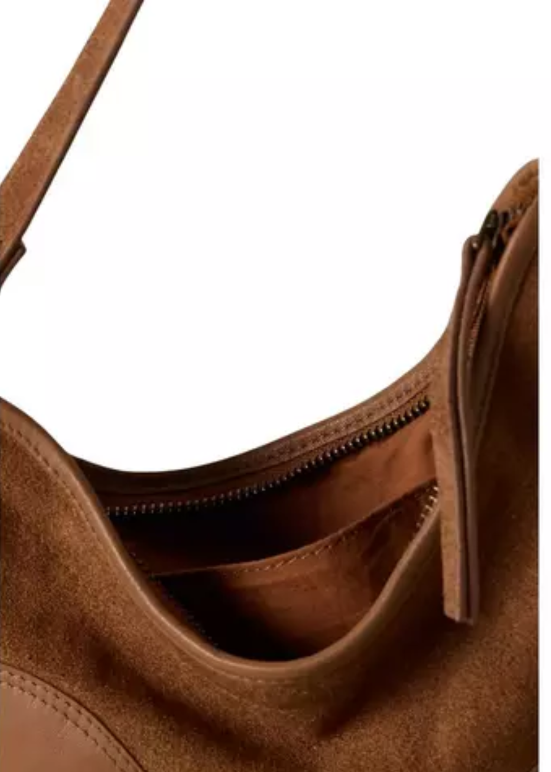 Free People Sindy Leather Shoulder Bag - Cognac
