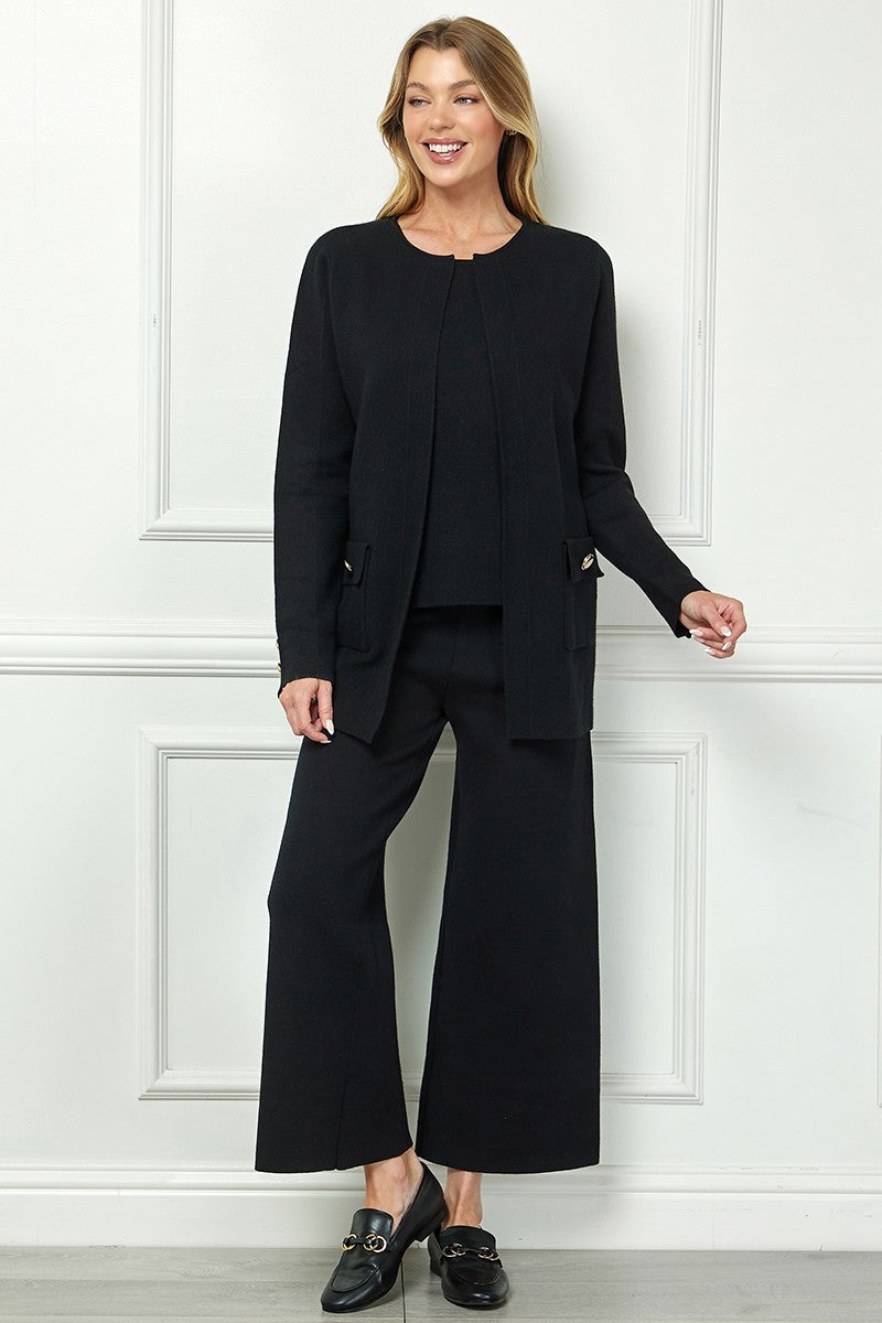 Gloria Gold Button Cardigan