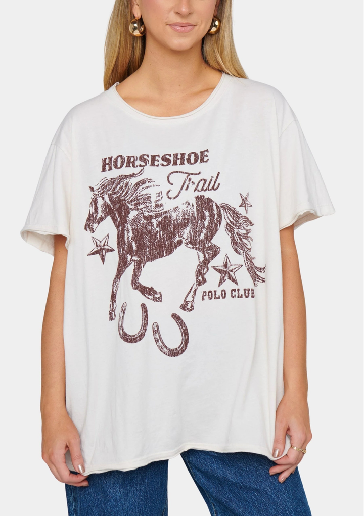 Show Me Your Mumu Airport Tee - Polo Club Graphic