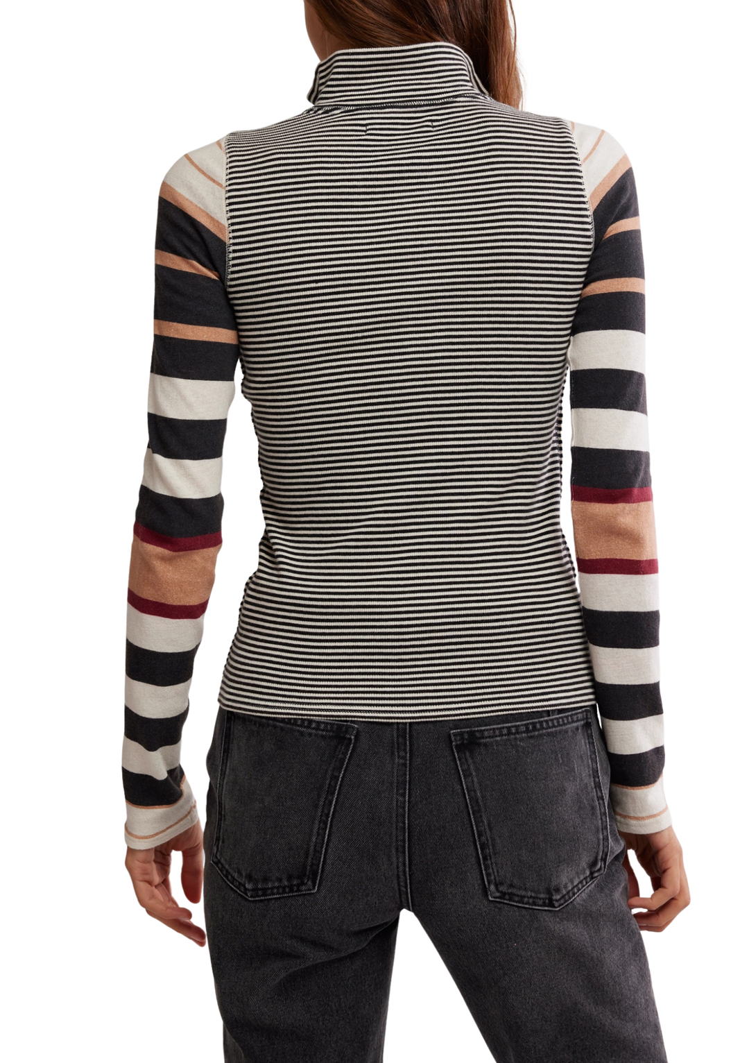 Free People Avery Zip Up Top