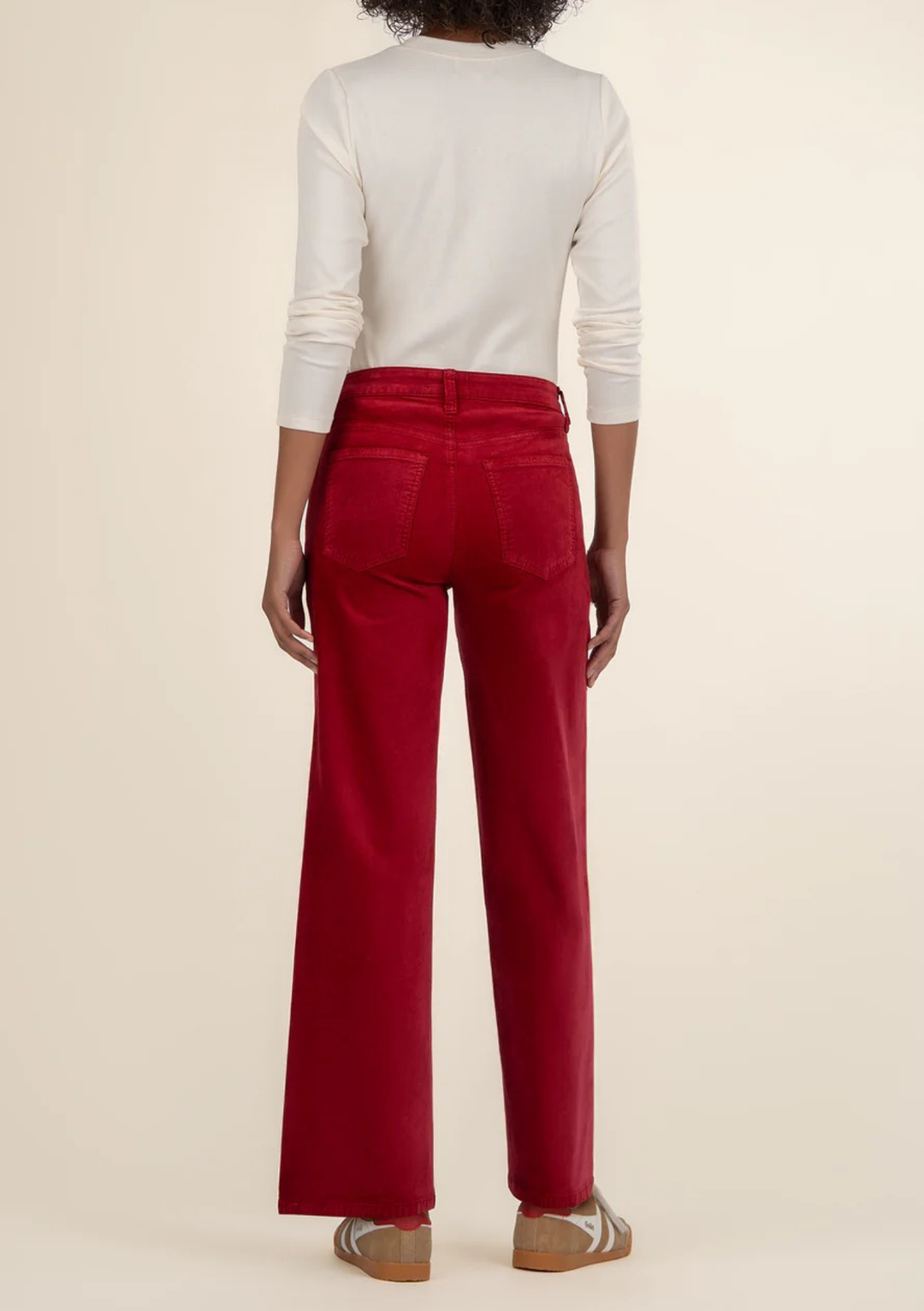 Kut From the Kloth Jean Velveteen High Rise Flare Jeans