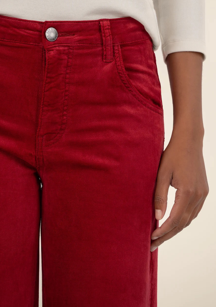 Kut From the Kloth Jean Velveteen High Rise Flare Jeans