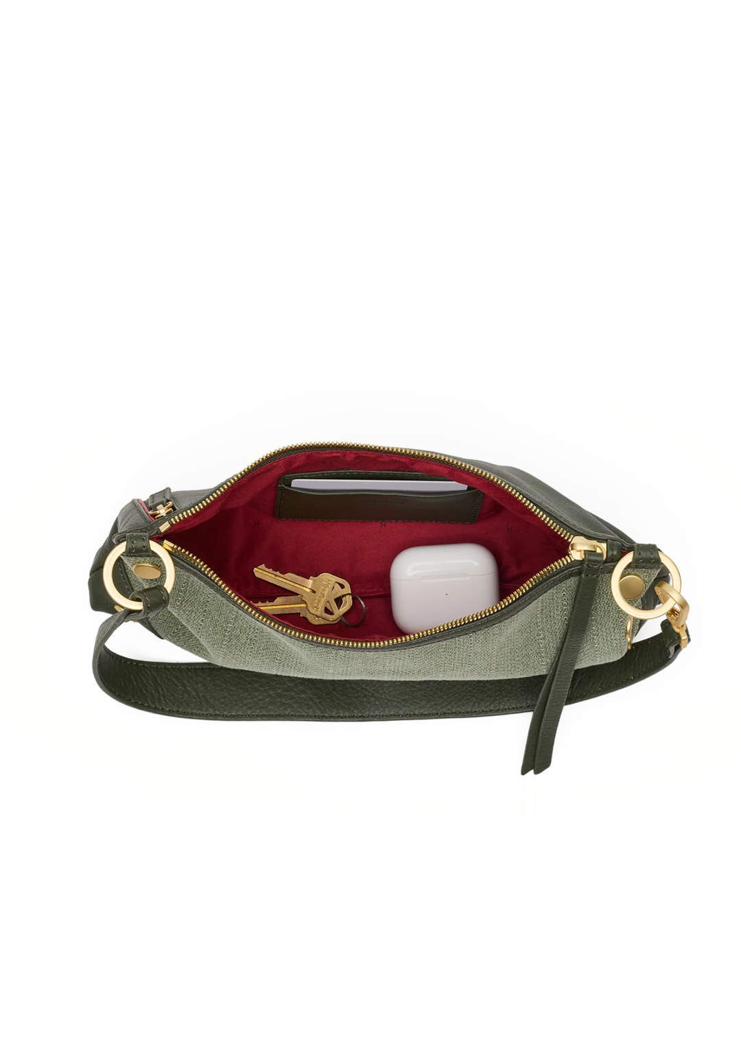 Hammitt Kyle Small Leather Bag - Twisted Crest/Brushed Gold