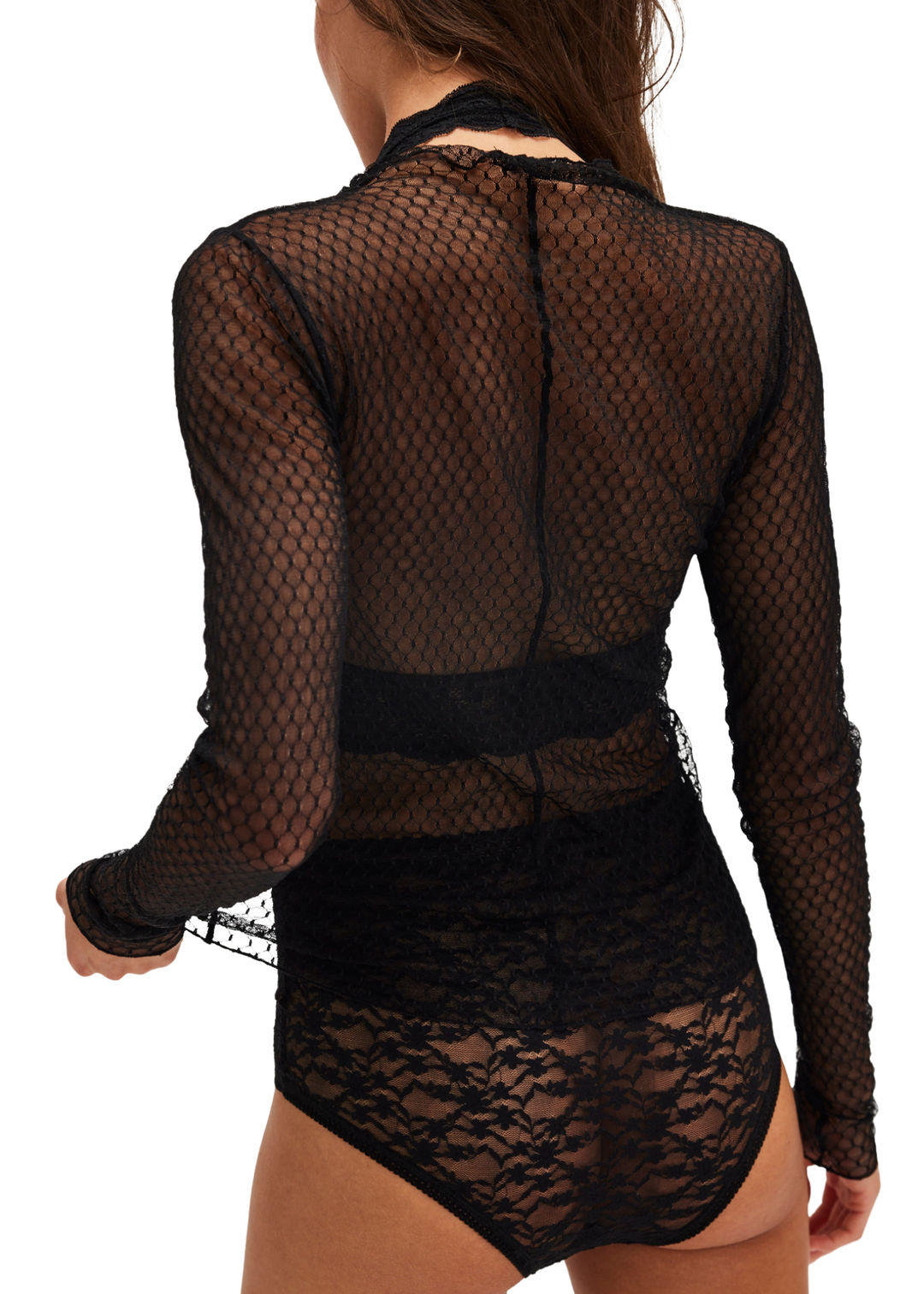 Free People Minding My Business Top - Black