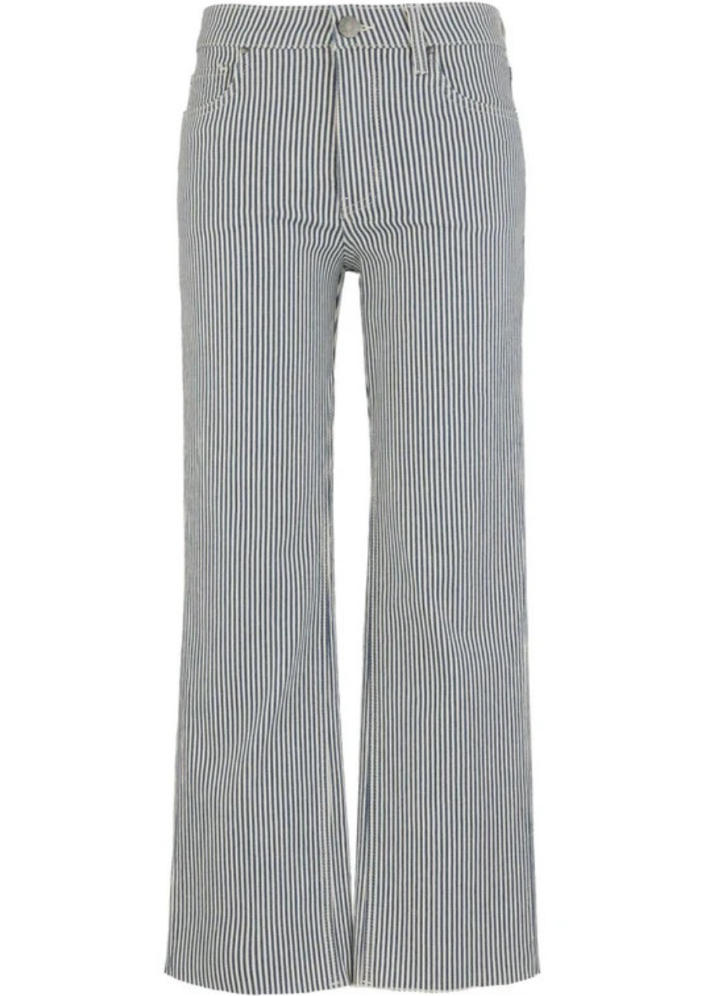 Striped pants on a white background