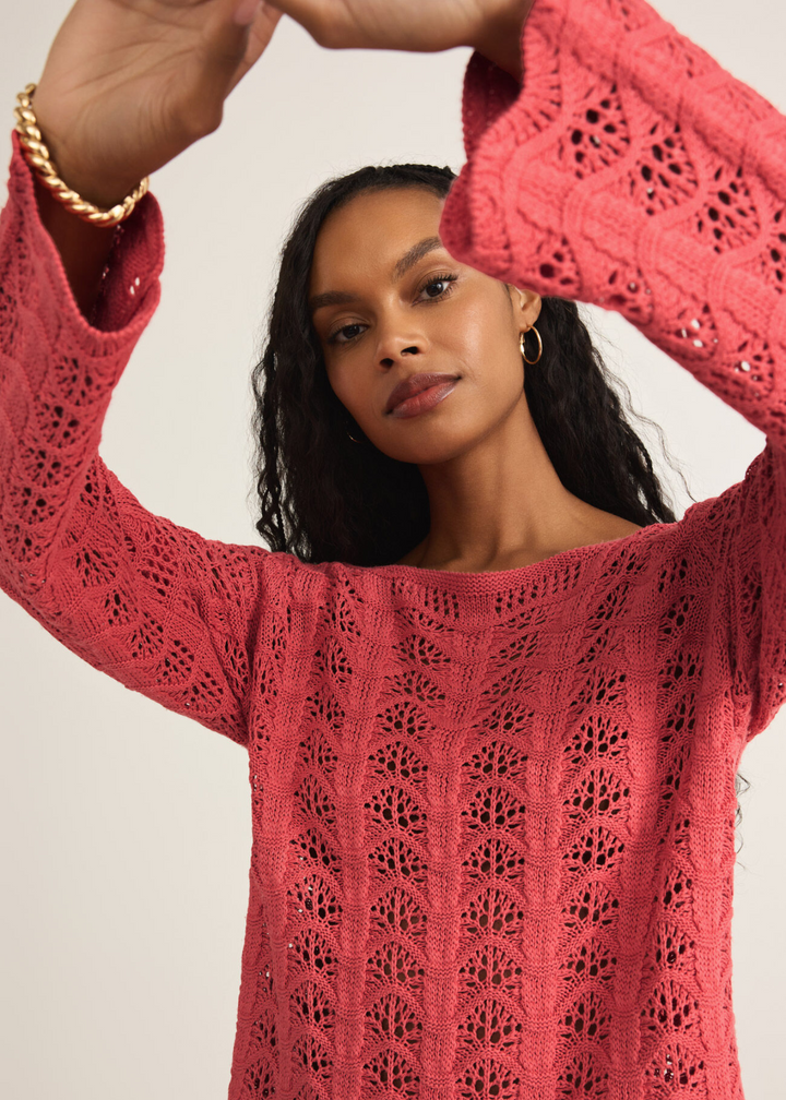 Z Supply Azura Crochet Sweater