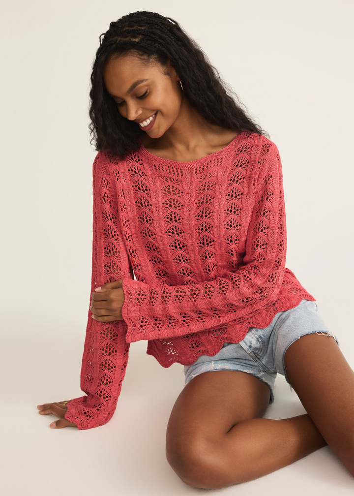 Z Supply Azura Crochet Sweater