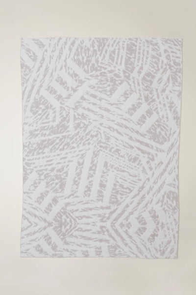 CozyChic Animal Stripes Throw - Cream/Stone