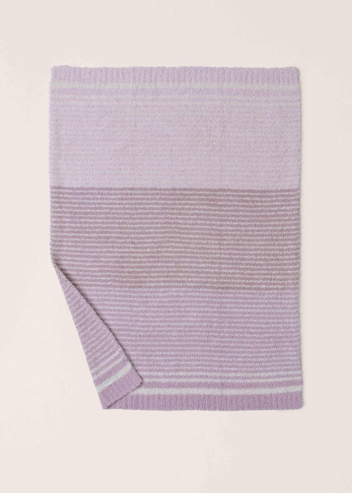Barefoot Dreams CozyChic Gradient Stripe Stroller Blanket - Petal Multi