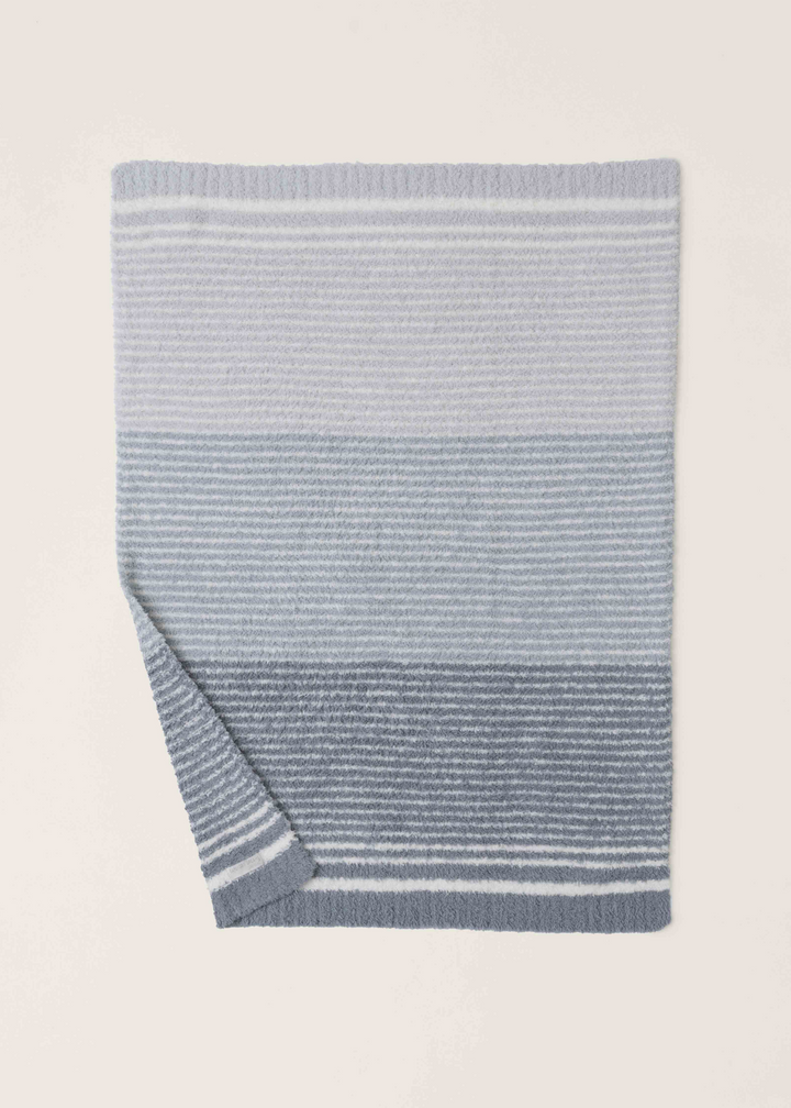 Barefoot Dreams CozyChic Gradient Stripe Stroller Blanket - Platinum Multi
