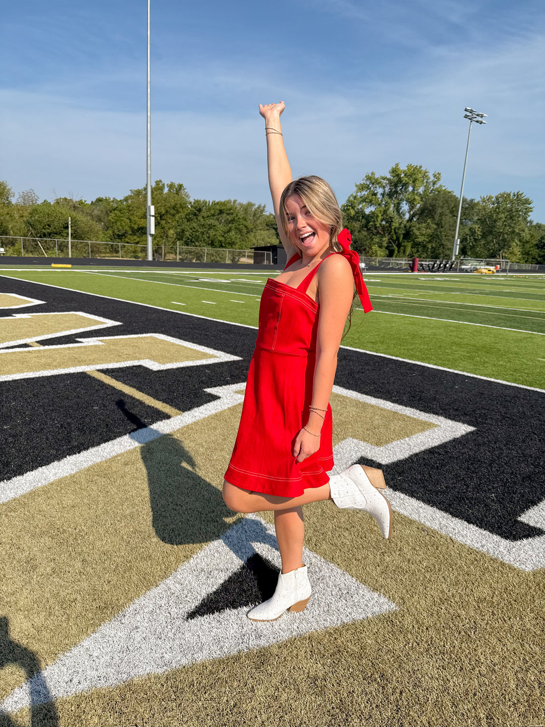 Red Zone Mini Dress