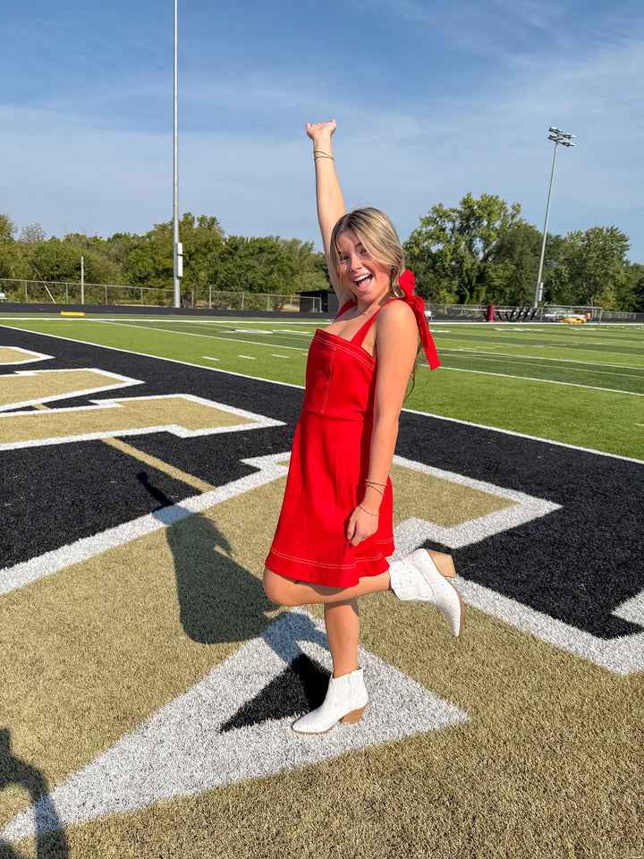 Red Zone Mini Dress