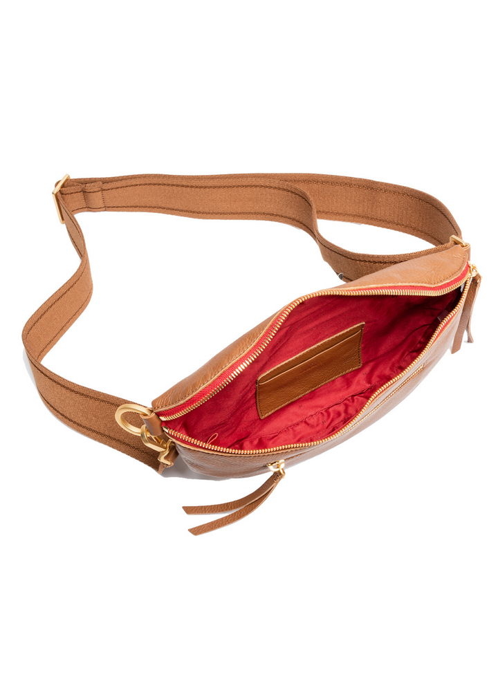 Hammitt Charles Medium Crossbody Bag - Mahogany Pebble