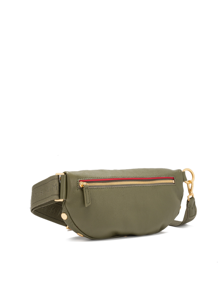 Hammitt Charles Crossbody Medium Bag - Olive/Brushed Gold