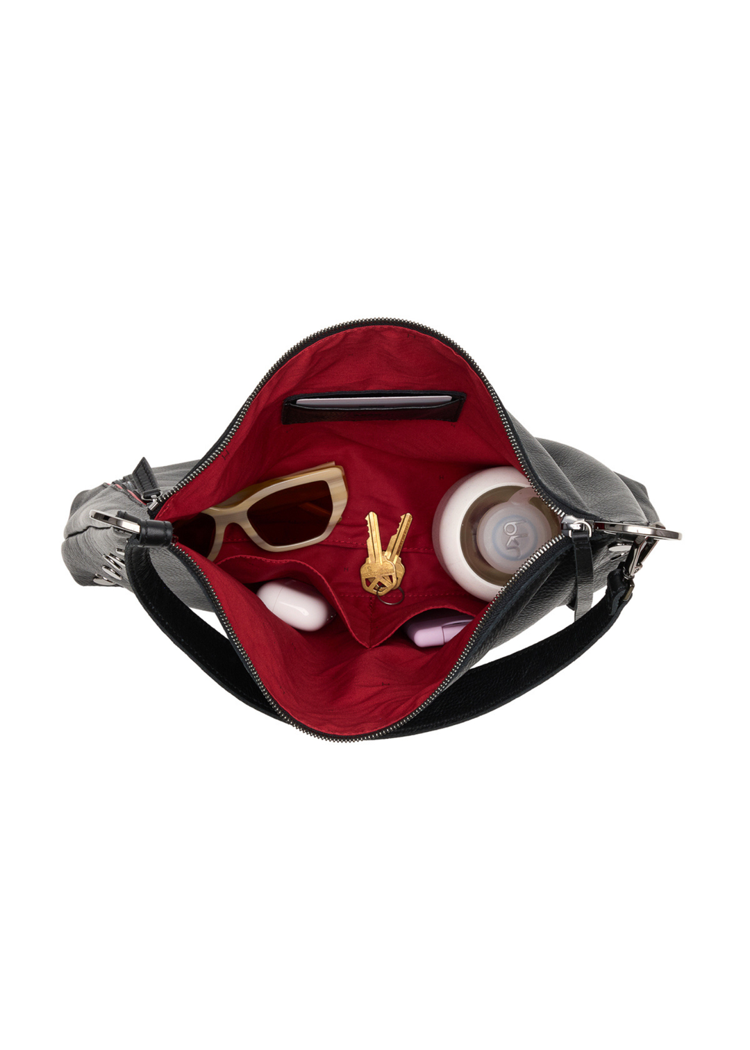 Hammitt Kyle Large Handbag - Black/Gunmetal