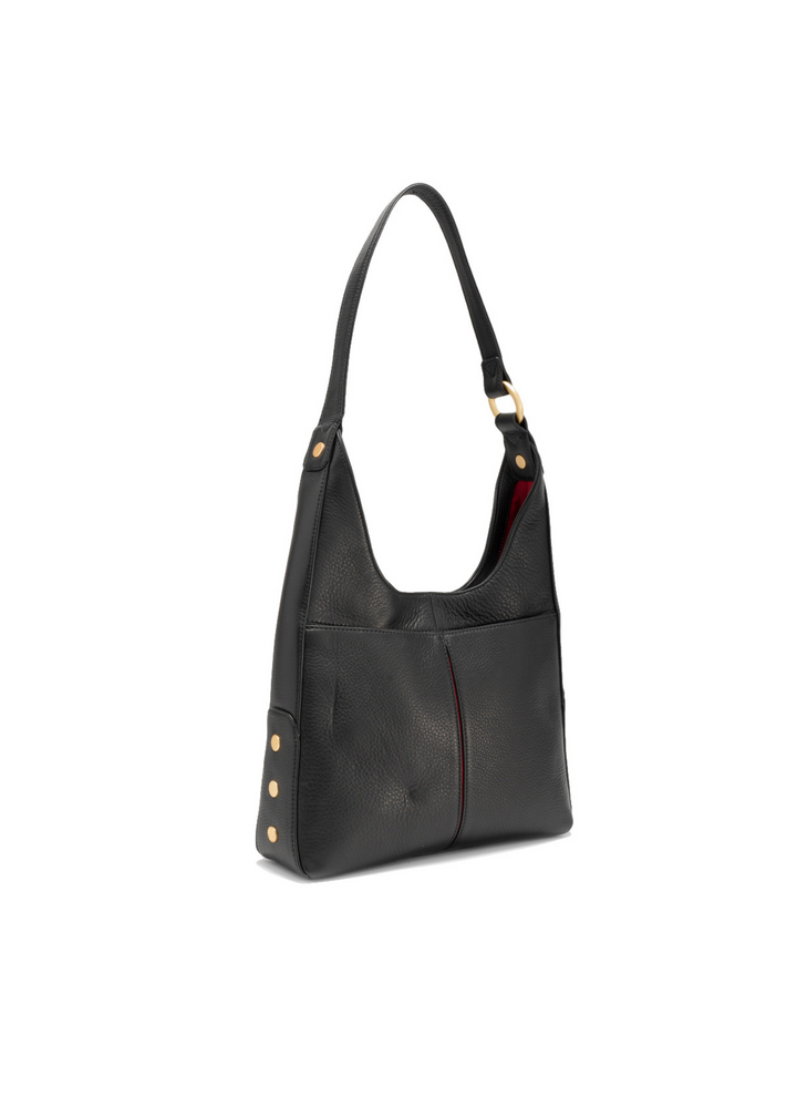 Hammitt Tim Medium Handbag - Black/Brushed Gold