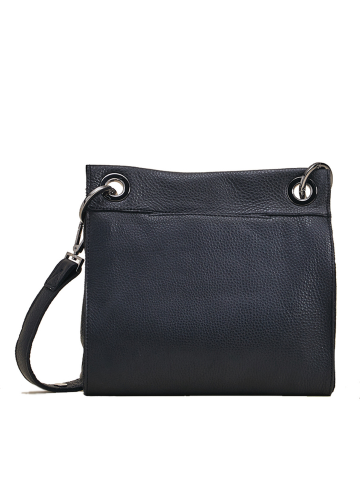 Hammitt Tony Medium Bag - Black/Gunmetal