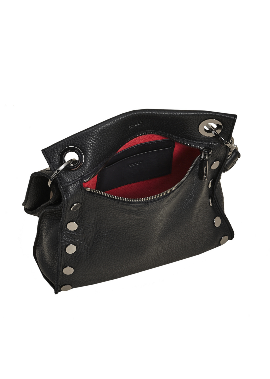 Hammitt Tony Medium Bag - Black/Gunmetal