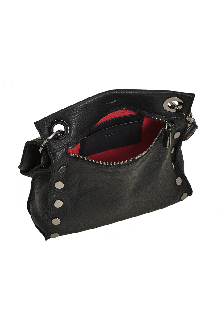 Hammitt Tony Medium Bag - Black/Gunmetal