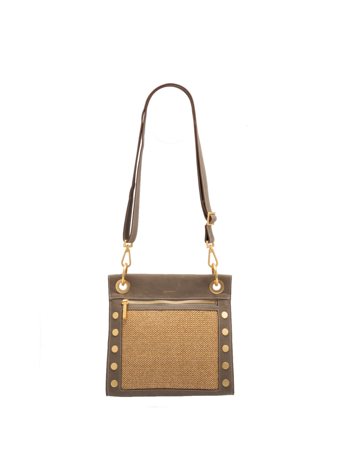 Hammitt Tony Medium Bag - Pewter Raffia