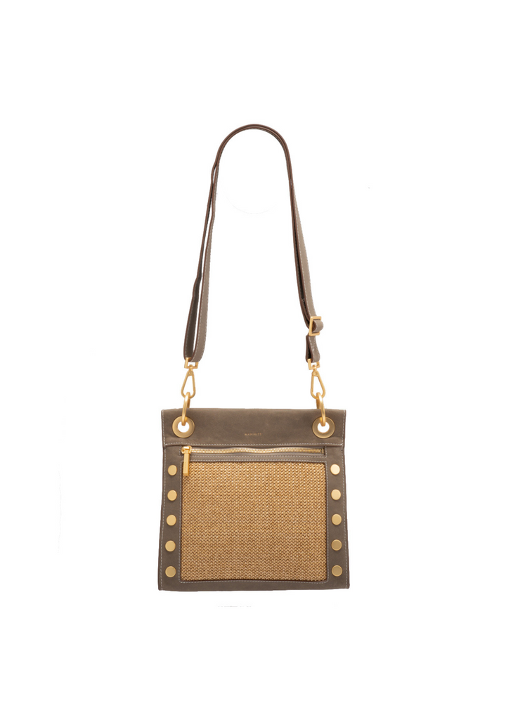 Hammitt Tony Medium Bag - Pewter Raffia