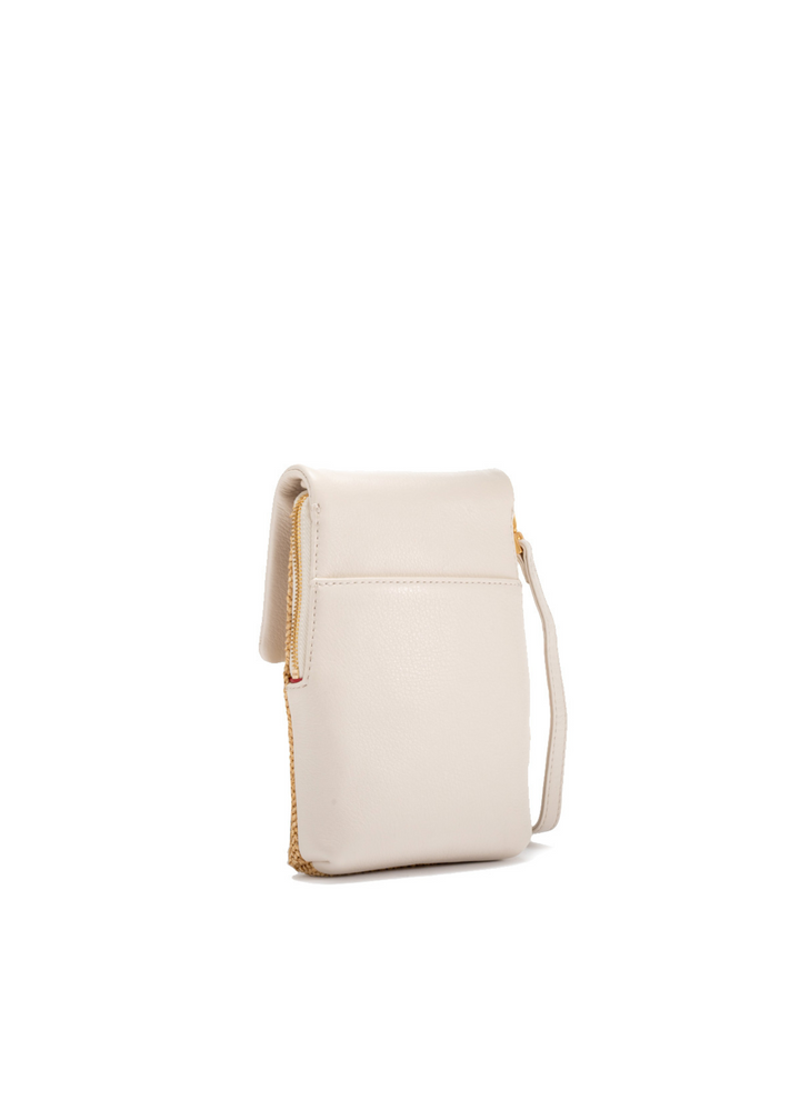Hammitt VIP Mobile Bag - Calla Lily White Raffia