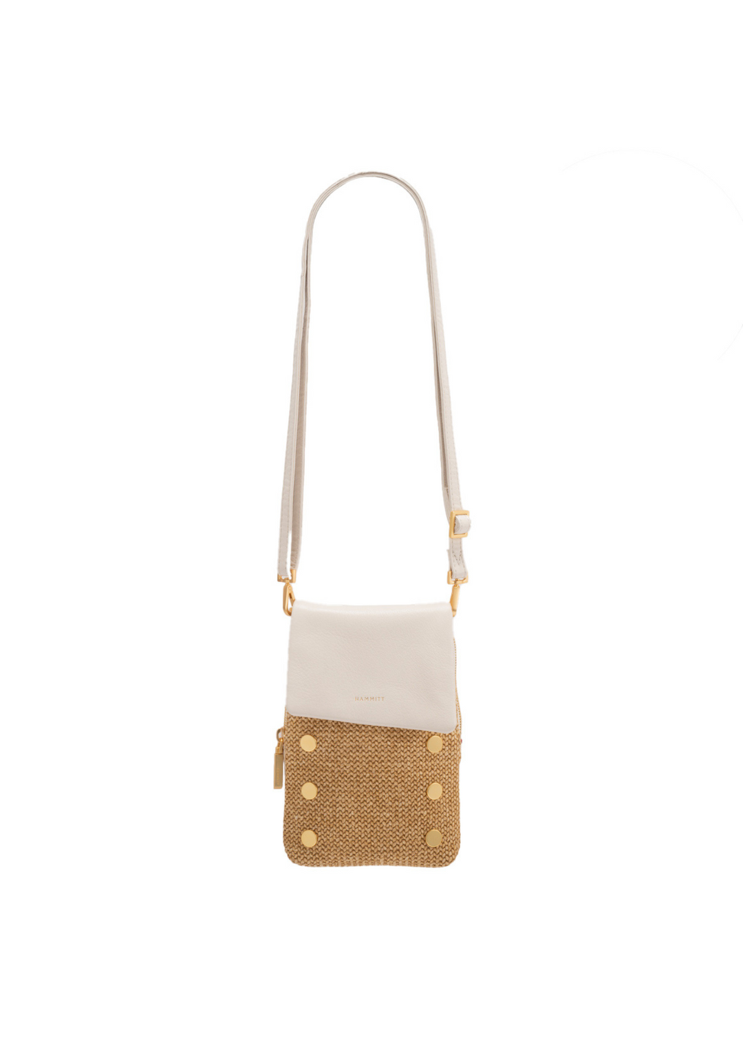 Hammitt VIP Mobile Bag - Calla Lily White Raffia