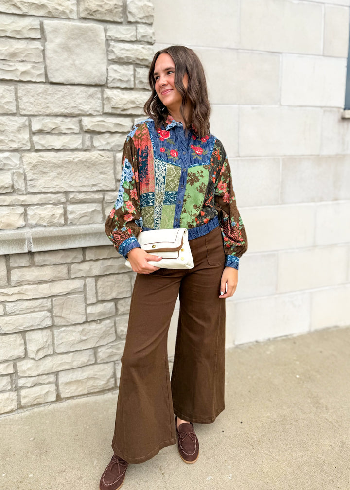Martha Embroidered Button Down